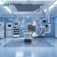 Sistem Laminar Flow Bersertifikasi ISO CE GMP, Laboratorium Modular Baru, Filter HEPA Anti-bakteri, Bebas Debu, Steril, Mudah Dibersihkan, Cepat