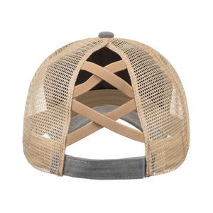 Gorra de camionero de espuma Premium de 6 paneles con logotipo bordado impreso personalizado de alta calidad, gorra de béisbol de malla lisa, lona para exteriores - Product Image 2