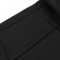Survêtement décontracté pour femmes grandes tailles, chaud, respirant, écologique, doublure en polaire, fermeture éclair, 95% polyester, 5% élasthanne, couleur unie