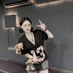 Camiseta deportiva para mujer, cuello redondo, precio competitivo, moda, lavable, embalaje personalizado, fabricante de Vietnam - Product Image 4