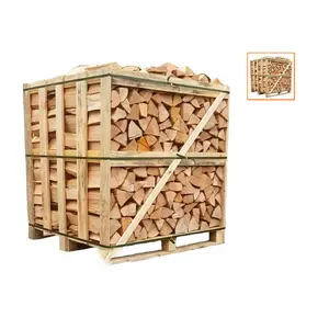Penjualan laris kayu bakar ek yang sangat baik di kantong/palet/kayu bakar kering log dari Turki