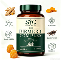 Gummies OEM Complexe Curcuma 500mg Formule Santé Articulaire Soutien Anti-inflammatoire Absorption Rapide Bien-être Quotidien Santé Adulte