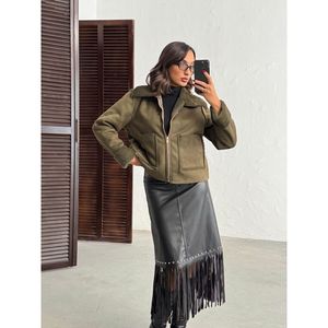 เสื้อโค้ทหนังกลับเคลือบกระต่าย Topshow ขายส่ง - [object Object] - Product Image 2