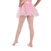 Celana Ketat Balet Jazz Anak Perempuan Premium Berkilau Warna Cokelat Muda Ultra-Lembut Tahan Lama Elastis Bentuk Kaki Alami Spandex/Poliester - Paket 3