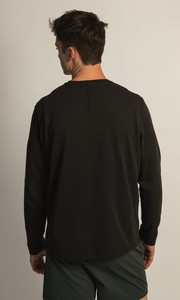 Wholesale 100% Cotton Men's Long Sleeve T-Shirt <b>Stand</b> Collar Casual Style Soft Breathable and Custom Made with Your Own Logo - Product Image 2