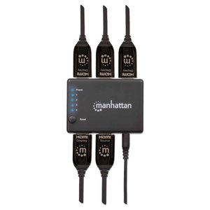 ตัวแยกสัญญาณวิดีโอ Manhattan 4K แบบ 4 พอร์ต สำหรับจอแสดงผลและจอภาพ - Product Image 6