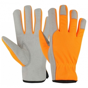 Gants de lutte contre l'incendie en coton résistant au feu lourd niveau de travail 5 résistant aux coupures température gants en cuir résistant au feu - Product Image 6