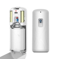 Wisekleen PP Distributeur automatique de désodorisant Distributeur de parfum mural Distributeur automatique d'aérosol rechargeable de 300ML