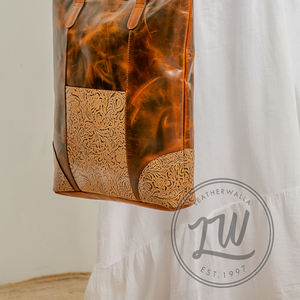 LW Trending Fashion New Style Sac fourre-tout en cuir véritable pour femmes Top portable pour l'été, l'hiver, le printemps et l'automne - Product Image 4