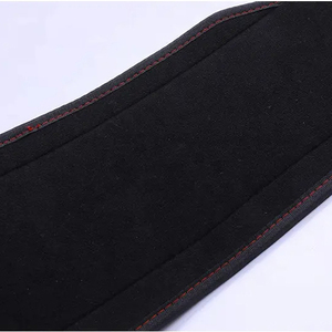 Vente en gros d'équipement de gymnastique avec logo personnalisé S M L XL Boucle de levier d'haltérophilie réglable Ceinture en cuir de vachette d'haltérophilie - Product Image 5