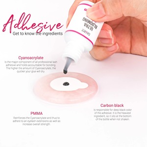 Ultra Blooming <b>Adhesive</b> Free Custom Eyelash <b>Adhesive</b> Glue Private Label Sensitive <b>Lashes</b> Glue Extensions <b>Lash</b> Extension Supplies - Product Image 4