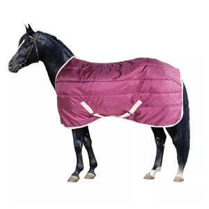 Tapis stable de haute qualité 420D Matty Black avec rembourrage en coton et doublure en nylon pour l'hiver 300 GSM Dernier prix - Product Image 5