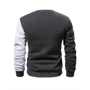 Jersey de hombre hecho a medida de alta calidad, Polo de lana suave con bolsillo, ropa de calle de invierno de Color sólido, chenilla - Product Image 2