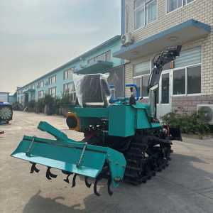 Mini Tractor Multifuncional de 35hp con Motor 2WD y Implementos de Labranza para Áreas de Arena, Suelo Blando y Petróleo, al Mejor Precio - Product Image 2