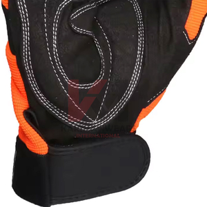 Gants en cuir d'agneau véritable pour hommes Doublure en cachemire doux Gants d'hiver chauds à écran tactile pour la conduite à moto - Product Image 5