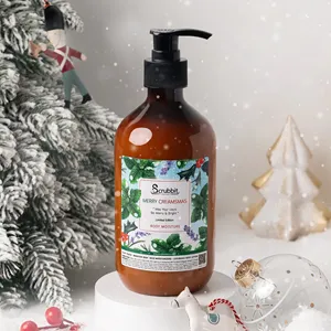 Premium Qualität Vegan Natural Skin Loving Formula Körper lotion Pfefferminz Duft Weihnachts geschenk Aus gezeichnet für die Haut pflegende Nutr