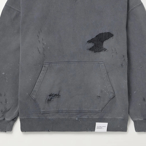 Sudaderas con Capucha de Algodón 100% Pesado con Lavado Ácido al por Mayor para Hombre, Estilo Vintage, Sudaderas con Capucha para Hombre - Product Image 4