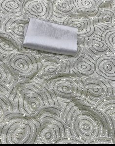 Nueva Georgette elegante de satén sin costuras con ropa festiva impresa digitalmente Sari Indian /Pakistan Clothing - Product Image 5