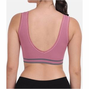 สปอร์ตบราระบายอากาศน้ำหนักเบาไร้รอยต่อบราออกกำลังกายเล่นกีฬาเข้ายิมและออกใหม่ - Product Image 4