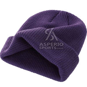 Qualité supérieure Dernière conception Bonnets Casquettes Vente en gros 100% Laine & Coton Bonnets personnalisés Casquettes - Product Image 2
