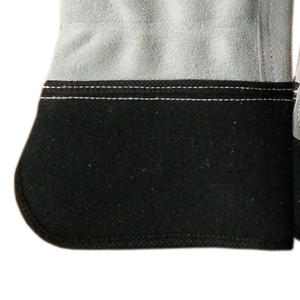 Gants de travail en cuir durables de 8 mil d'épaisseur, gants de sécurité à paume unique pour les travaux en extérieur et les travaux lourds, très résistants - Product Image 5
