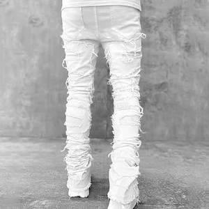 Nuevo estilo Uso al aire libre Pantalones apilados para hombres Pantalones apilados de color sólido de la mejor calidad para hombres a bajo precio - Product Image 5