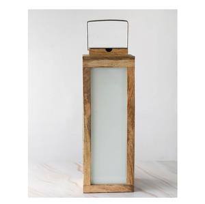 Práctico farol de madera con tapa extraíble para decoración del hogar Suministro mundial versátil de la India PARA EL Día de San Valentín - Product Image 1