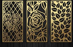 แผ่นฉากหลังตัดเลเซอร์ขายส่งสำหรับตกแต่งงานแต่งงาน ฉากหลังงานแต่งงาน แผ่นฉากหลังตัดเลเซอร์ กรอบตัดเลเซอร์ กายอานา สหรัฐอเมริกา - Product Image 3