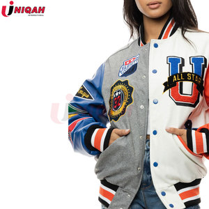 เสื้อแจ็กเก็ตผ้าสักหลาดขนสัตว์คุณภาพระดับพรีเมี่ยมสีดำไฮสตรีทปรับแต่งโลโก้ได้ตามต้องการสวมใส่สบายระบายอากาศได้ดีสำหรับฤดูหนาว - Product Image 6