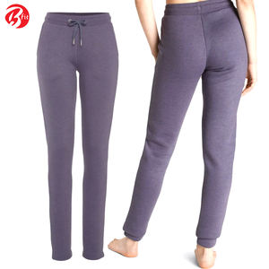 Pantalon de survêtement en tissu doux en coton respirant pour femme Pantalon d'entraînement sportif long pour la musculation en hiver - Product Image 6