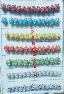 Perles de verre au chalumeau en cristal de haute qualité de différentes couleurs Perles de rocaille en vrac de meilleure qualité pour la fabrication de bijoux-Prêt à expédier - Product Image 1