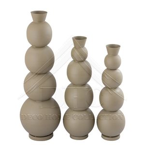 Vases à fleurs élégants en métal avec finitions haut de gamme très recherchés pour la décoration de mariage luxueuse à la maison et au bureau - Product Image 3