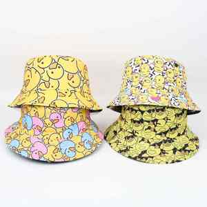 Chapeau de soleil de haute qualité pour l'extérieur, petit canard jaune imprimé, mode, dessin animé, protection solaire, chapeaux de soleil - Product Image 4