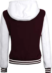 Dernière conception de veste universitaire pour femmes la plus vendue/Veste universitaire pour femmes à bas quantité minimale de commande au prix le plus bas pour la vente en gros - Product Image 4