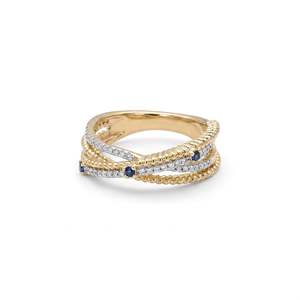 เซเรนิตี้ ไชน์ แฟชั่นแหวนเพชรเยลโลว์โกลด์ - Product Image 2