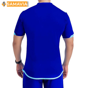 Samavia ชุดเสื้อฟุตบอลผู้ชายชุดฟุตบอลผ้าโพลีเอสเตอร์ระบายอากาศสำหรับสหราชอาณาจักรสหรัฐอเมริกาในตลาดยุโรป - Product Image 3