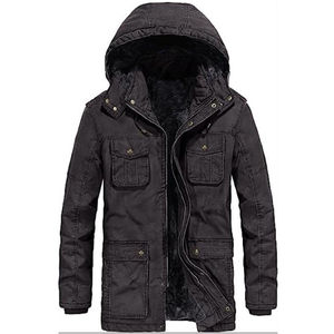 Chaqueta con capucha para hombre, parka con cremallera, chaquetas parka para hombre al por mayor a bajo precio. - Product Image 5