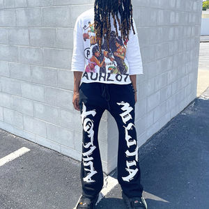 High Quality Custom DTG Print Sleeve Cotton Cut Saw Raw Hem Distressed Boxy Loose Fit Cropped <b>T</b>-<b>Shirt</b> for Men 100% Knitted - Product Image 1