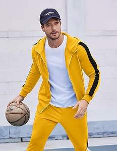 Survêtement de course pour homme, vêtements de sport décontractés, entraînement, sweat-shirt à fermeture éclair intégrale - Product Image 6