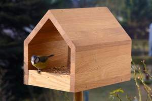 Les meilleurs nichoirs en bois fabriqués à la main et respectueux de l'environnement avec des motifs naturels pour créer un bel habitat pour les oiseaux à l'extérieur - Product Image 6