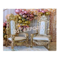 Chaises de réception de mariage élégantes, chaises de mariage pour la mariée et le marié, ensemble de trônes de mariage, Australie, Californie