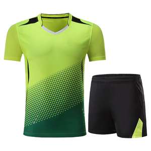 Uniforme de tenis para hombre, vestido deportivo, camisa de media manga, personalizado, muy cómodo y flexible, conjunto de vestido de pelota de tenis por sublimación - Product Image 1