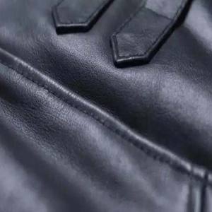 Nouvelle Veste en Cuir pour Homme Style Décontracté Hiver Haute Qualité Tissu Toile Coupe-Vent Respirant Réversible 2025 - Product Image 5