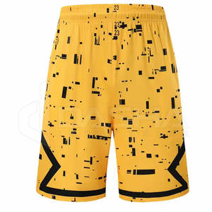 Pantalones cortos de baloncesto para hombre con logotipo personalizado OEM 2025, pantalones cortos de verano de talla grande con estampado de malla de poliéster transpirable - Product Image 1