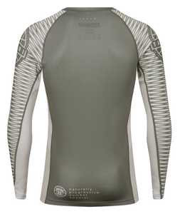 Wholesale <b>BJJ</b> Jiu Jitsu <b>Rashguard</b> MMA Compression Wear Grappling Top Long Sleeve Custom Logo Polyester Spandex - Product Image 2