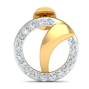 Nuevos y modernos pendientes de aro delicados con diseño geométrico, chapados en oro de 18k, con circonitas cúbicas redondas, para venta al por mayor, OEM, ODM - Product Image 2