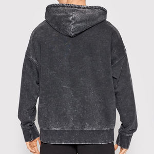 Nueva sudadera con capucha de lavado ácido de moda para hombres Regular Fit 100% algodón polar transpirable y capucha con cordón de secado rápido - Product Image 3