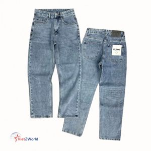 Venta al por mayor de pantalones de mezclilla de cintura media Harem para hombres de negocios Casual Stretch Regular Jeans clásico Formal ODM Direct Vietnam Factory - Product Image 5