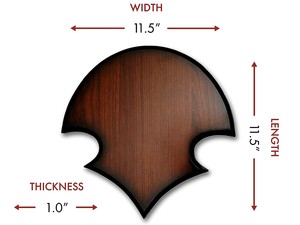 ดาบเหล็กอ่อน ใบมีดและด้ามจับหุ้มหนัง/ใบมีดเหล็กอ่อน/สลักชื่อได้ ดาบยาว 15.6 นิ้ว สีดำ สไตล์วินเทจ - Product Image 3