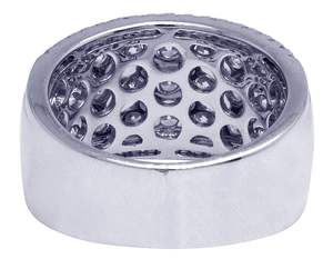 Men's Fully <b>Iced</b> Out Rhodium Plated Moissanite Round Diamond Hip Hop Rapper Pinky <b>Ring</b> for Wedding & Party S925 Sterling Silver - Product Image 5